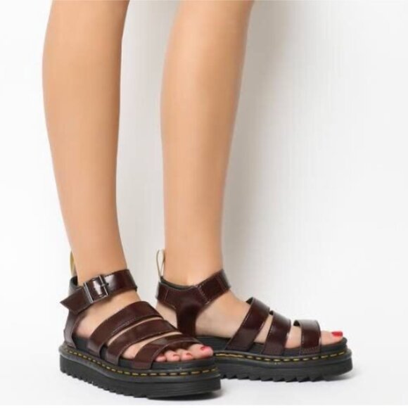 Dr Martens Vegan Blaire Gladiator Sandals - 9US, NWOB! - Picture 1 of 12
